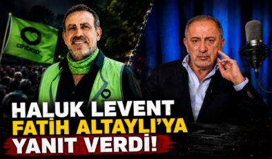 Haluk Levent Fatih Altaylı’ya Yanıt Verdi!