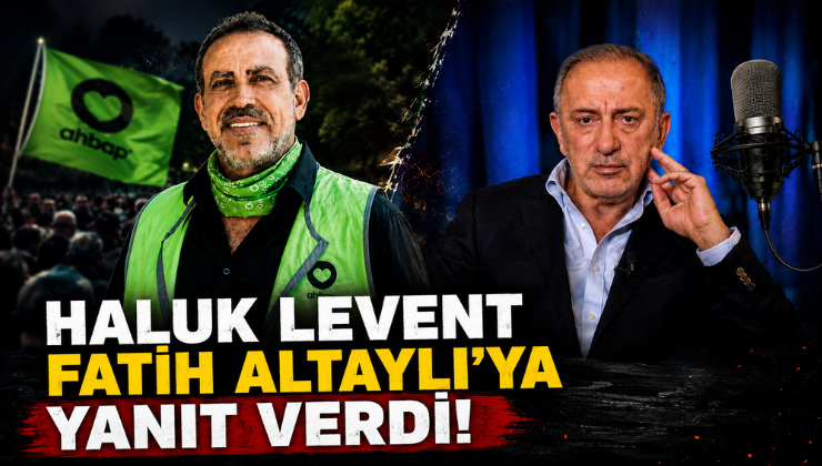 Haluk Levent Fatih Altaylı’ya Yanıt Verdi!