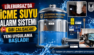 Lüleburgaz’da İçme Suyu Alarm Sistemi Gibi Çalışacak! Yeni Uygulama Başladı!