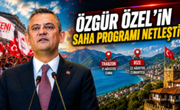 Özgür Özel’in Saha Programı Netleşti!
