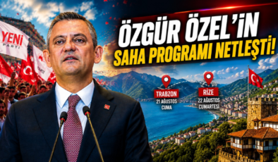 Özgür Özel’in Saha Programı Netleşti!