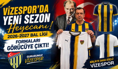 Vizespor’da Yeni Sezon Heyecanı! 2026-2027 BAL Ligi Formaları Görücüye Çıktı!