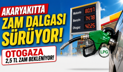 Akaryakıtta Zam Dalgası Sürüyor! Otogaza 2,5 TL Zam Bekleniyor!