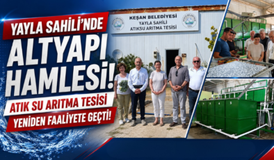 Yayla Sahili’nde Altyapı Hamlesi! Atık Su Arıtma Tesisi Yeniden Faaliyete Geçti!
