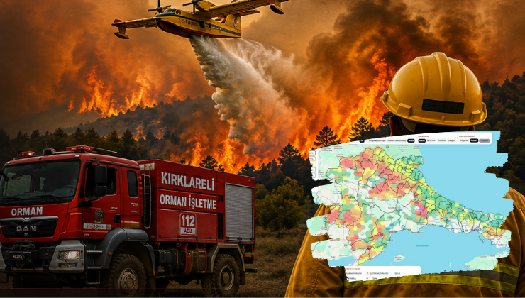 Kırklareli’nde Orman Yangını Alarmı! 25 Noktada Risk Yüzde 80’e Yaklaştı!