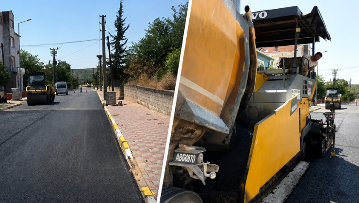 Pehlivanköy’de Sıcak Asfalt Çalışmaları Tamamlandı!
