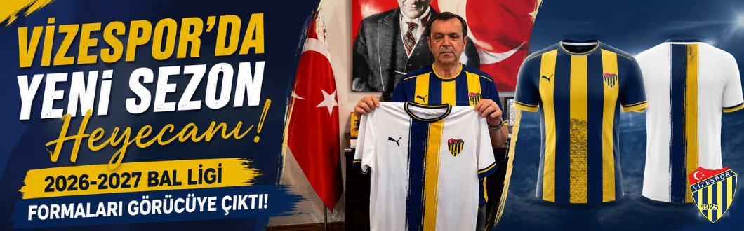 Vizespor’da Yeni Sezon Heyecanı! 2026-2027 BAL Ligi Formaları Görücüye Çıktı!
