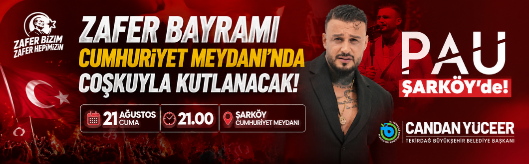 Zafer Bayramı Cumhuriyet Meydanı’nda Coşkuyla Kutlanacak!