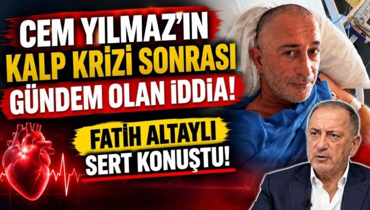 Cem Yılmaz’ın Kalp Krizi Sonrası Gündem Olan İddia! Fatih Altaylı Sert Konuştu!