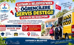 Kaynarca Belediyesi’nden Öğrencilere Servis Desteği! 14 Eylül’de Başlıyor!