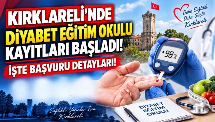 Kırklareli’nde Diyabet Eğitim Okulu Kayıtları Başladı! İşte Başvuru Detayları!