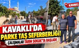 Kavaklı’da Parke Taş Seferberliği! Çalışmalar Tarım Sokak’ta Başladı!