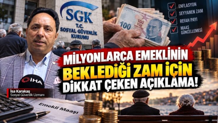 Milyonlarca Emeklinin Beklediği Zam İçin Dikkat Çeken Açıklama!