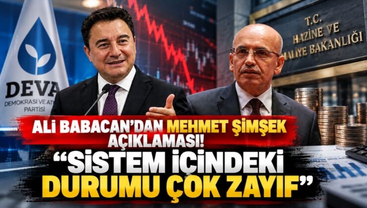 Ali Babacan’dan Mehmet Şimşek Açıklaması! “Sistem İçindeki Durumu Çok Zayıf”