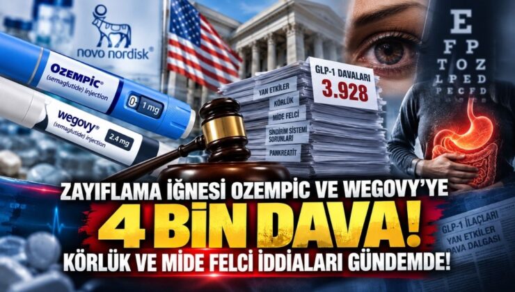 Zayıflama İğnesi Ozempic ve Wegovy’ye 4 Bin Dava! Körlük ve Mide Felci İddiaları Gündemde!