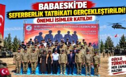 Babaeski’de Seferberlik Tatbikatı Gerçekleştirildi! Önemli İsimler Katıldı!