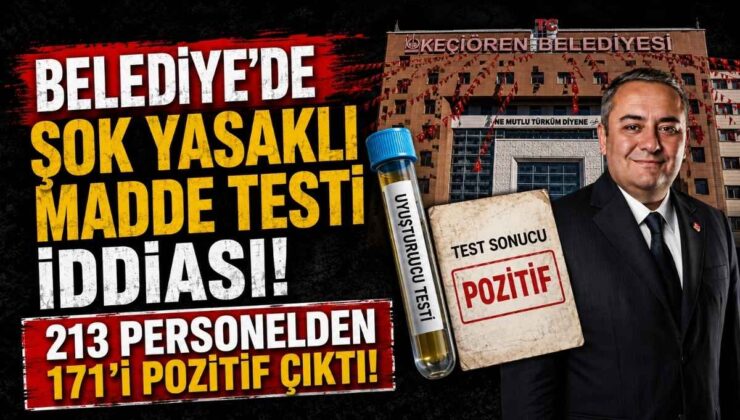 Belediye’de Şok Yasaklı Madde Testi İddiası! 213 Personelden 171’i Pozitif Çıktı!