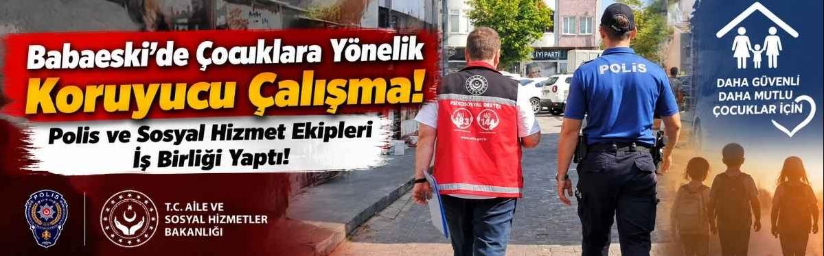 Babaeski’de Çocuklara Yönelik Koruyucu Çalışma! Polis ve Sosyal Hizmet Ekipleri İş Birliği Yaptı!