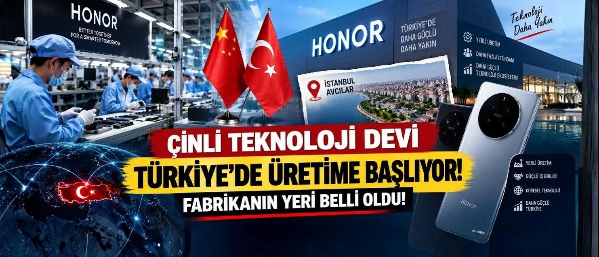 Çinli Teknoloji Devi Türkiye’de Üretime Başlıyor! Fabrikanın Yeri Belli Oldu!