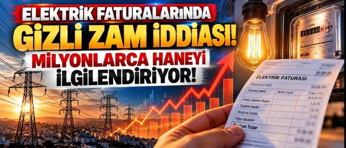Elektrik Faturalarında Gizli Zam İddiası! Milyonlarca Haneyi İlgilendiriyor!