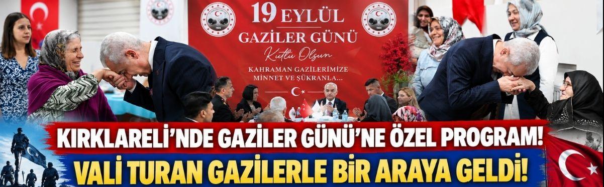 Kırklareli’nde Gaziler Günü’ne Özel Program! Vali Turan Gazilerle Bir Araya Geldi!