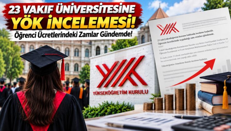 23 Vakıf Üniversitesine YÖK İncelemesi! Öğrenci Ücretlerindeki Zamlar Gündemde!