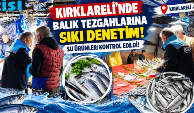 Kırklareli’nde Balık Tezgahlarına Sıkı Denetim! Su Ürünleri Kontrol Edildi!