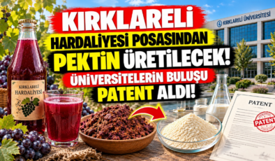 Kırklareli Hardaliyesi Posasından Pektin Üretilecek! Üniversitelerin Buluşu Patent Aldı!