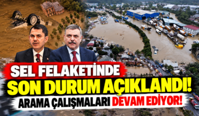 Sel Felaketinde Son Durum Açıklandı! Arama Çalışmaları Devam Ediyor!
