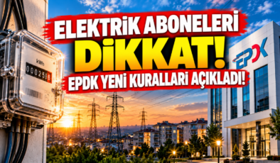 Elektrik Aboneleri Dikkat! EPDK Yeni Kuralları Açıkladı!