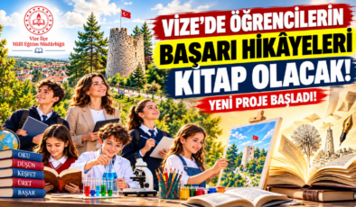 Vize’de Öğrencilerin Başarı Hikâyeleri Kitap Olacak! Yeni Proje Başladı!