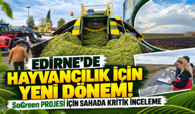Edirne’de Hayvancılık İçin Yeni Dönem! SoGreen Projesi İçin Sahada Kritik İnceleme!