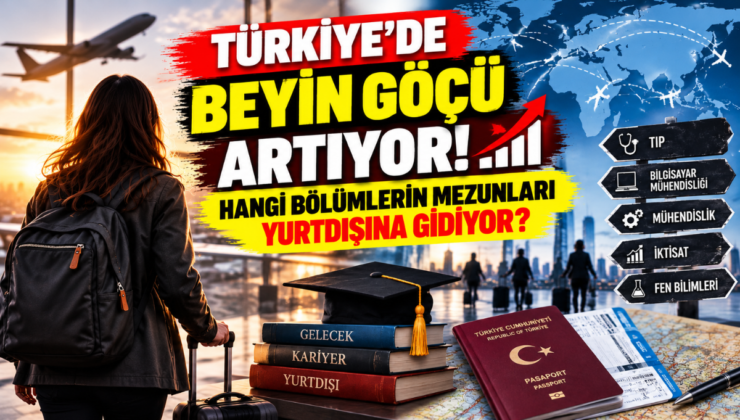 Türkiye’de Beyin Göçü Artıyor! Hangi Bölümlerin Mezunları Yurtdışına Gidiyor?