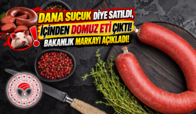 Dana Sucuk Diye Satıldı, İçinden Domuz Eti Çıktı! Bakanlık Markayı Açıkladı!
