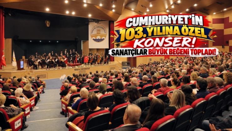 Cumhuriyet’in 103. Yılına Özel Konser! Sanatçılar Büyük Beğeni Topladı!
