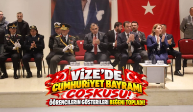 Vize’de Cumhuriyet Bayramı Coşkusu! Öğrencilerin Gösterileri Beğeni Topladı!