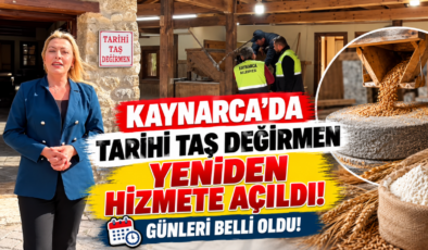 Kaynarca’da Tarihi Taş Değirmen Yeniden Hizmete Açıldı! Günleri Belli Oldu!