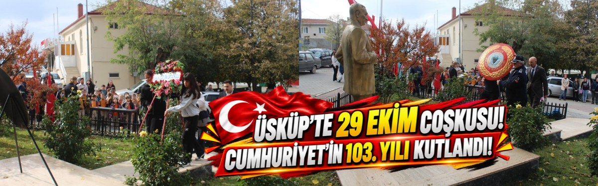 Üsküp’te 29 Ekim Coşkusu! Cumhuriyet’in 103. Yılı Kutlandı!